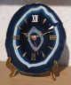 Achatwanduhren, Abb. Achat-blau ca. 18 cm Ø